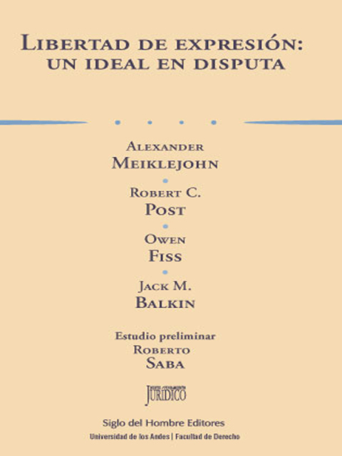 Cover image for book Libertad de expresión: un ideal en disputa