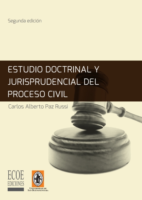 Cover image for book Estudio doctrinal y jurisprudencial del proceso civil