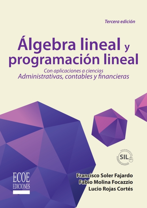 Cover image for book Álgebra lineal y programación lineal