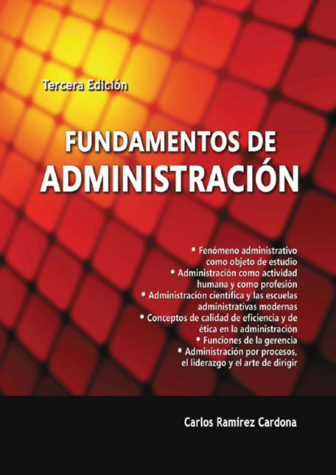 Cover image for book Fundamentos de administración