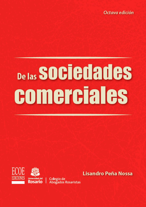 Cover image for book De las sociedades comerciales