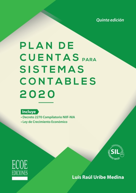 Cover image for book Plan de cuentas para sistemas contables 2020