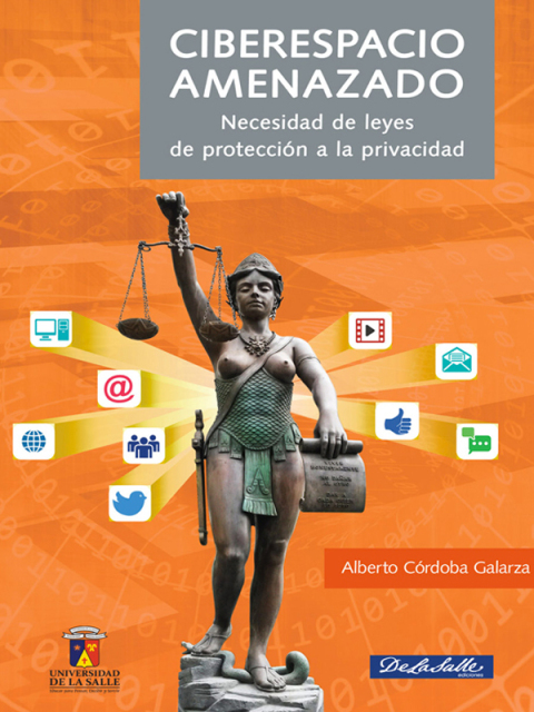 Cover image for book Ciberespacio amenazado: Necesidad de leyes de protección a la privacidad