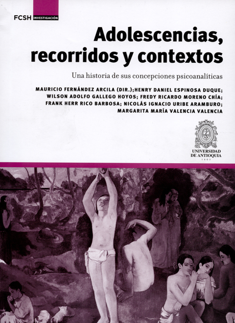 Cover image for book Adolescencias, recorridos y contextos. Una historia de sus concepciones psicoanalíticas