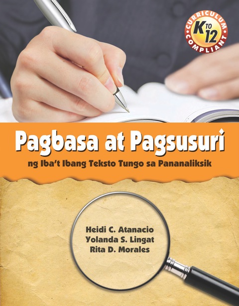 Cover image for book Pagbasa at Pagsusuri ng Iba't Ibang Teksto Tungo sa Pananaliksik