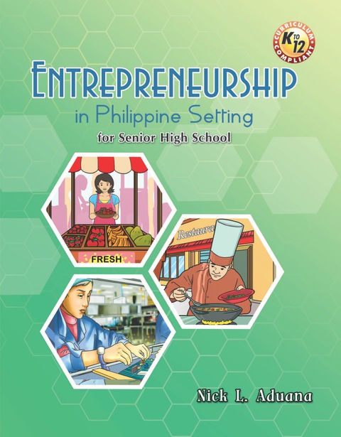 Cover image for book Entrepreneurship in Philippine Setting For Senior High School