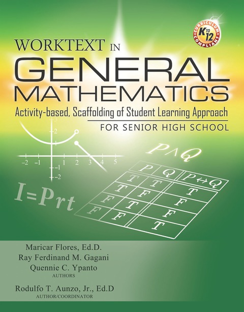Cover image for book Worktext in General Mathematics Activity-based, Scaffolding of Student Learning Approach for Senior High School
