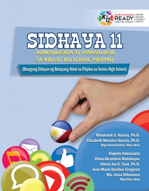 Cover image for book Sidhaya 11: Komunikasyon at Pananaliksik sa Wika at Kulturang Pilipino Binagong Edisyon