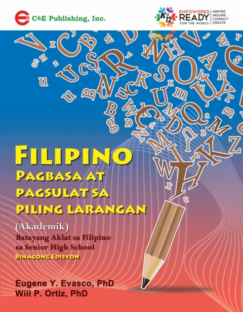 Cover image for book Filipino: Pagbasa at Pagsulat sa Piling Larangan (Akademik) Batayang Aklat sa Filipino sa Senior High School