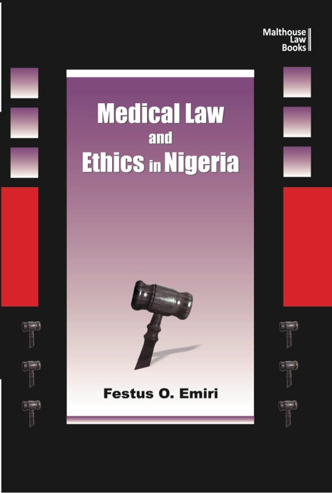 Cover image for book Medical Law and Ethics in Nigeria