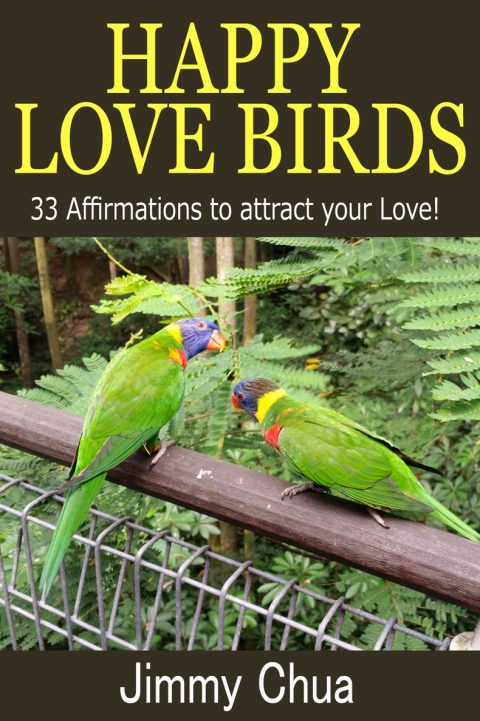 Cover image for book Happy Love Birds - 33 Affirmations to attract your Love!