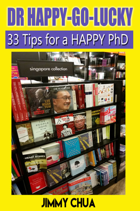Cover image for book DR Happy-Go-Lucky - 33 Happy Tips for a PhD