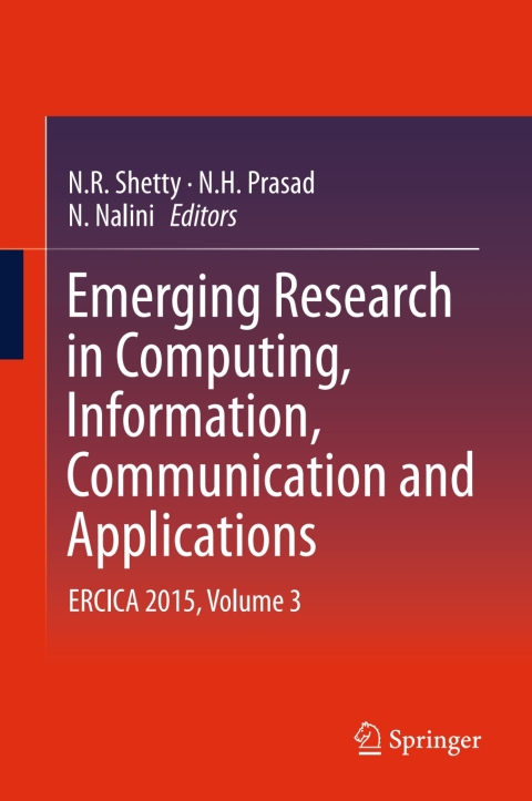 Cover image for book Emerging Research in Computing, Information, Communication and Applications