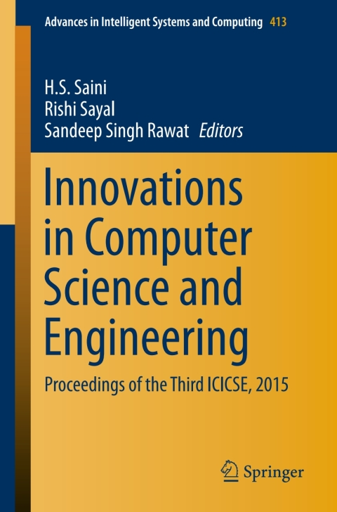 Cover image for book Innovations in Computer Science and Engineering