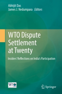 Cover image: WTO Dispute Settlement at Twenty 9789811005985