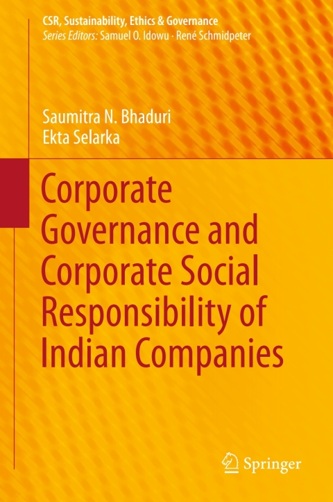 Cover image for book Corporate Governance and Corporate Social Responsibility of Indian Companies