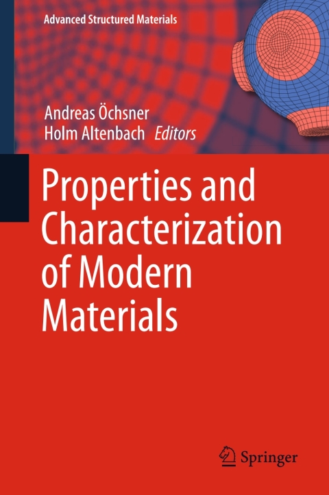 Cover image for book Properties and Characterization of Modern Materials