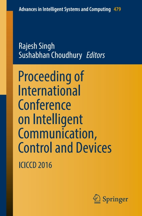 Cover image for book Proceeding of International Conference on Intelligent Communication, Control and Devices