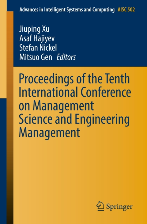 Cover image for book Proceedings of the Tenth International Conference on Management Science and Engineering Management
