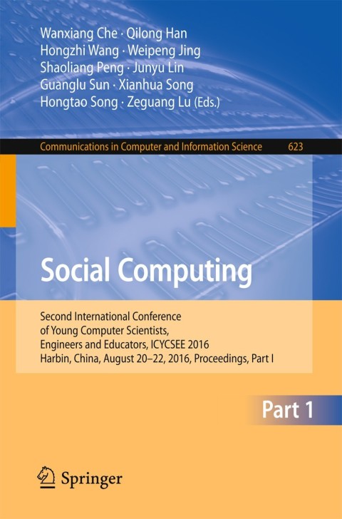 Cover image for book Social Computing