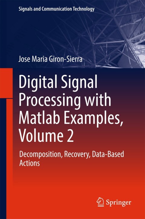 Cover image for book Digital Signal Processing with Matlab Examples, Volume 2
