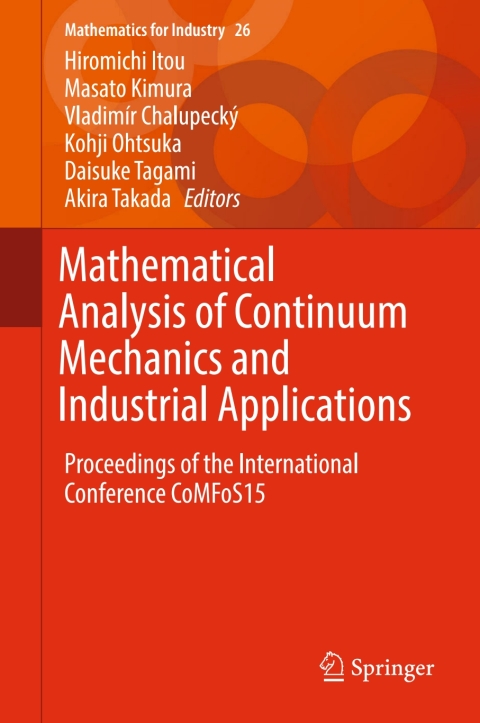 Cover image for book Mathematical Analysis of Continuum Mechanics and Industrial Applications