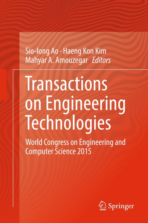 Cover image for book Transactions on Engineering Technologies