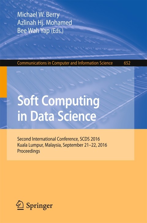Cover image for book Soft Computing in Data Science