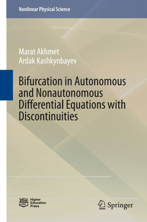 Cover image for book Bifurcation in Autonomous and Nonautonomous Differential Equations with Discontinuities