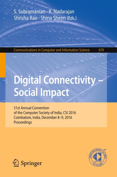 Cover image for book Digital Connectivity – Social Impact
