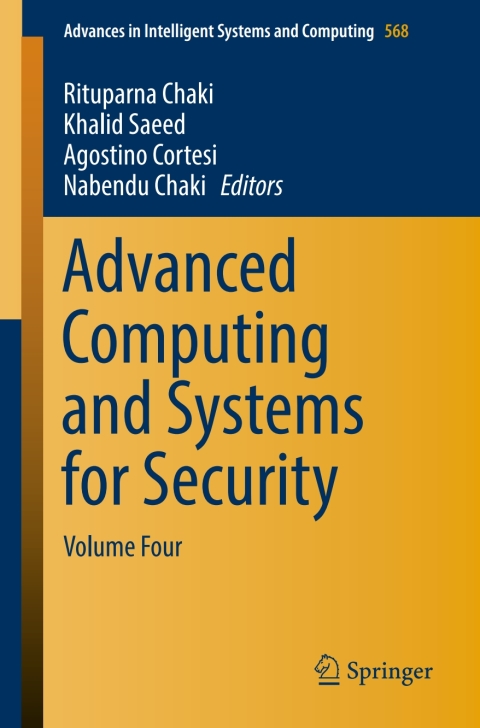 Cover image for book Advanced Computing and Systems for Security