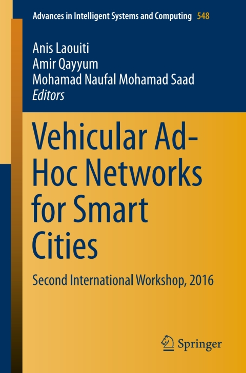 Cover image for book Vehicular Ad-Hoc Networks for Smart Cities