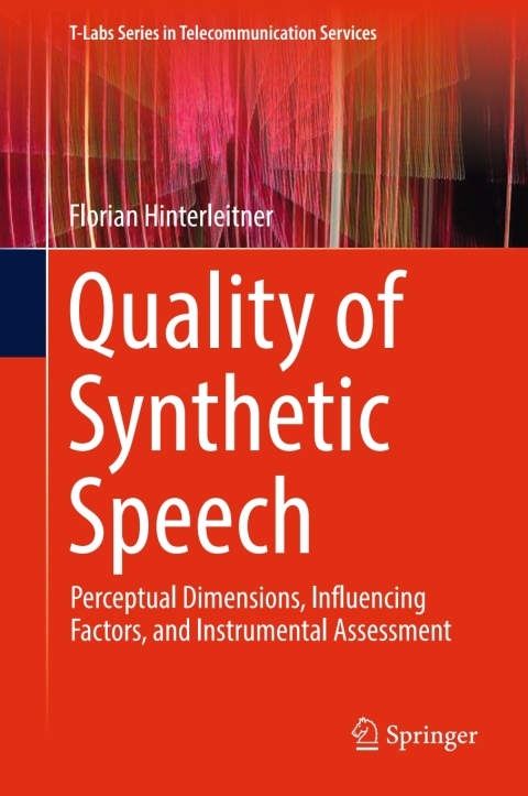 Cover image for book Quality of Synthetic Speech