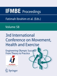 Titelbild: 3rd International Conference on Movement, Health and Exercise 9789811037368