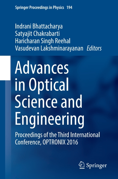Cover image for book Advances in Optical Science and Engineering