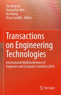 صورة الغلاف: Transactions on Engineering Technologies 9789811039492