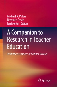 Titelbild: A Companion to Research in Teacher Education 9789811040733