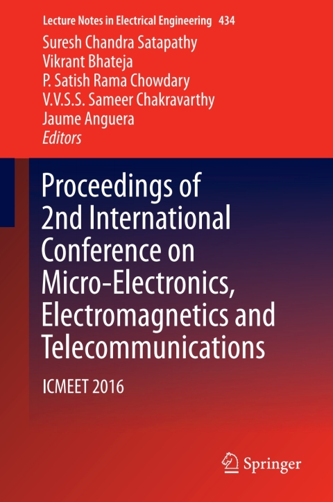 Proceedings of 2nd International Conference on Micro-Electronics, Electromagnetics and Telecommunications 
