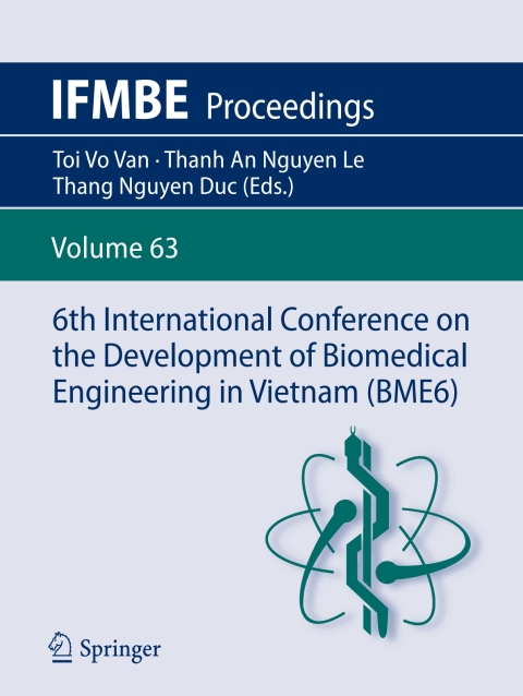 Cover image for book 6th International Conference on the Development of Biomedical Engineering in Vietnam (BME6)