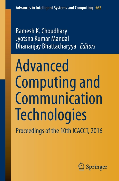 Cover image for book Advanced Computing and Communication Technologies