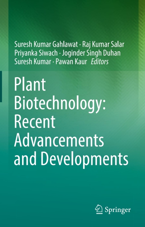 Cover image for book Plant Biotechnology: Recent Advancements and Developments