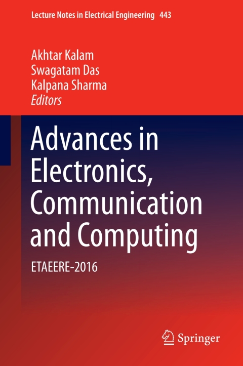 Cover image for book Advances in Electronics, Communication and Computing