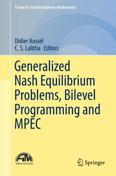 Cover image for book Generalized Nash Equilibrium Problems, Bilevel Programming and MPEC