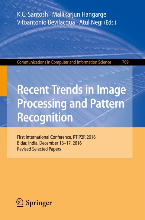 Cover image for book Recent Trends in Image Processing and Pattern Recognition