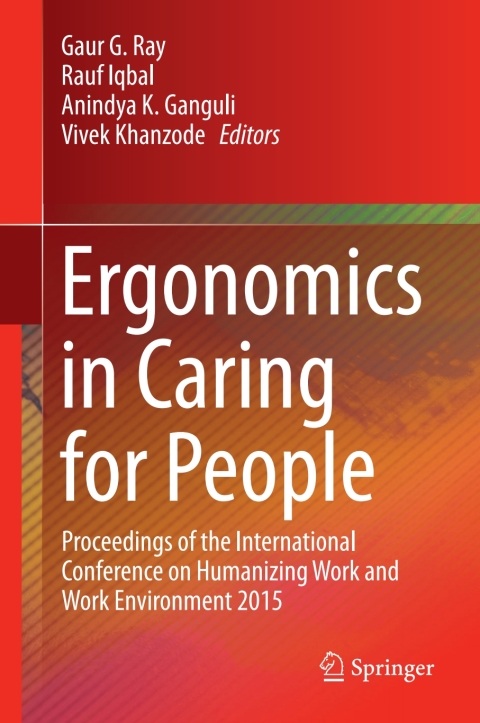 Cover image for book Ergonomics in Caring for People
