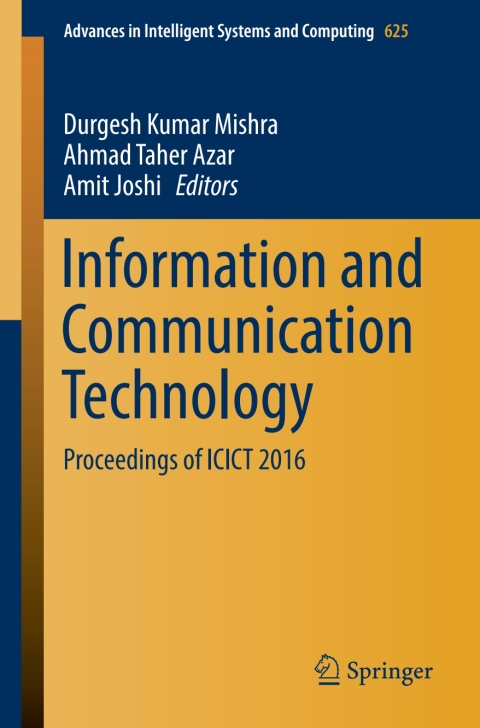 Cover image for book Information and Communication Technology