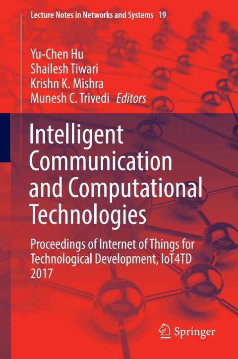 Cover image for book Intelligent Communication and Computational Technologies