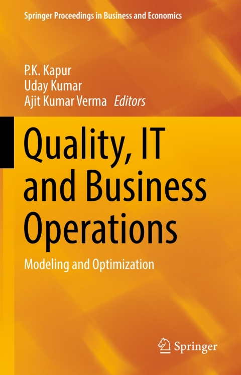 Cover image for book Quality, IT and Business Operations