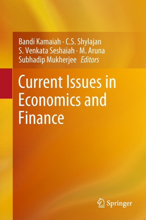 Cover image for book Current Issues in Economics and Finance