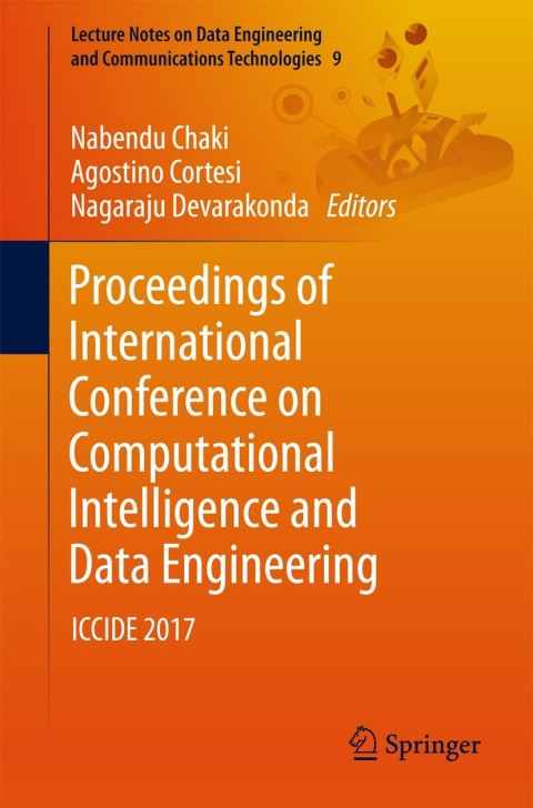 Cover image for book Proceedings of International Conference on Computational Intelligence and Data Engineering